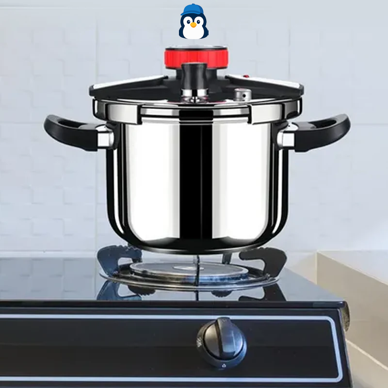 Panelas de Pressão TurboChef Aço Inoxidável - Á Prova de Explosões + {Brinde} Kit Utensílios