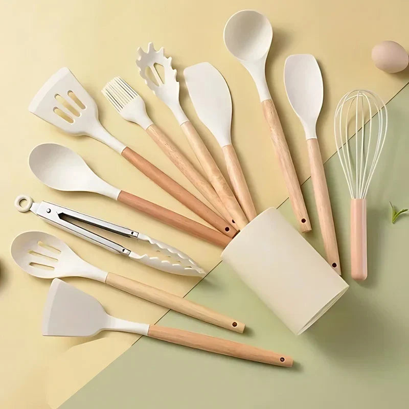 Kit Cozinha dos Sonhos: 9 Panelas Ceramica + 13 Utensílios de Brinde