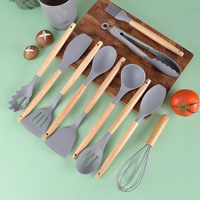 Kit Cozinha dos Sonhos: 9 Panelas Ceramica + 13 Utensílios de Brinde